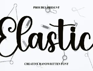 Elastic font