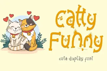 Catty Funny Display font