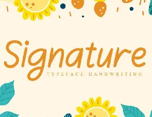 Signature Handwritten font