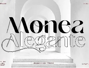 Monea Alegante font