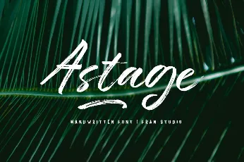 Astage font