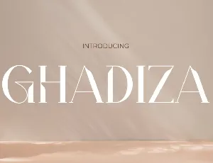 GHADIZA font