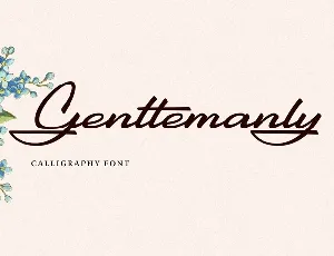 Gentlemanly Script Free font