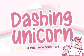 Dashing Unicorn font