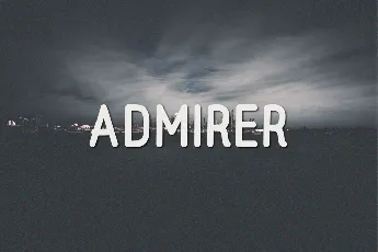 Admirer font