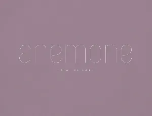 Anemone font