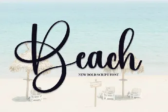 Beach Script Typeface font