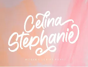 Celina Stephanie font