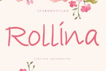 Rollina Handwritten font