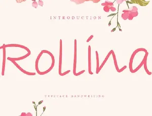 Rollina Handwritten font