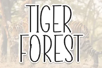 Tiger Forest Display font