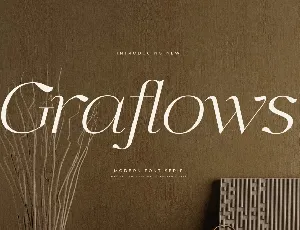 Graflows DEMO VERSION font