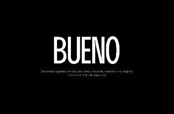 Bueno font