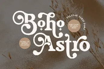 Boho Astro font