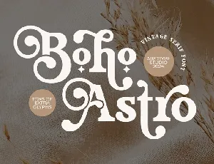 Boho Astro font