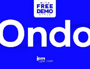 Ondo Family font