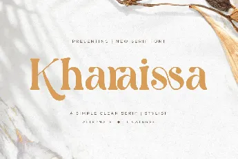 Kharaissa Free Trial font