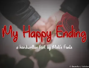 My Happy Ending font