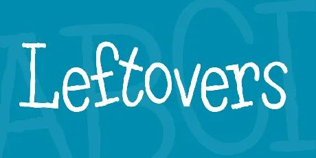 Leftovers font