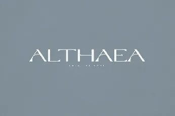 Althaea font