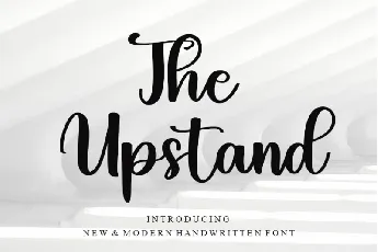 The Upstand font