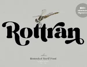 Rottran font