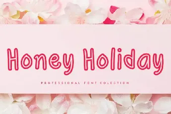 Honey Holiday Display font