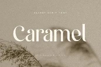 Caramel font