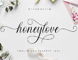 Honeylove font