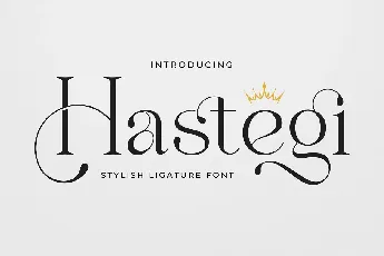 Hastegi font