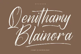 Qenithamy Blainora DEMO VERSION font