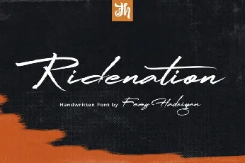 Ridenation font