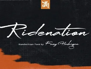 Ridenation font