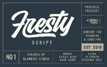 Fresty Script Free Download font