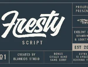 Fresty Script Free Download font