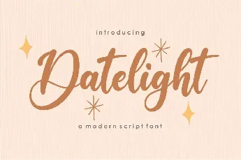 Datelight font