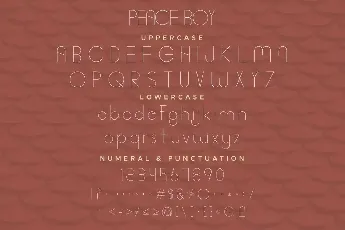 Peace Boy Demo font