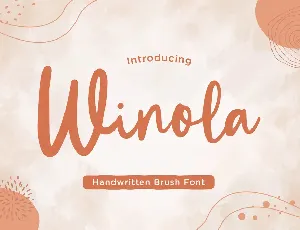 Winola Free Trial font