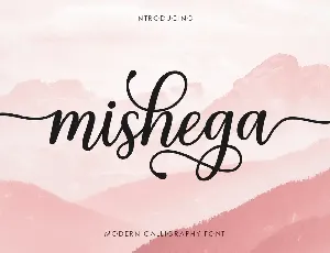 Mishega font