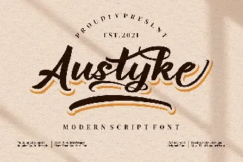 Austyke font