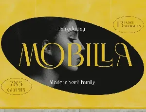 Mobilla font