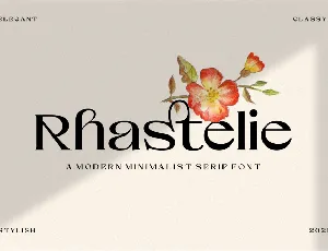 Rhastelie font