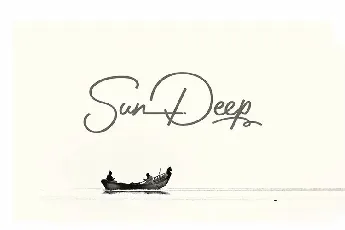 Sun Deep Handwritten font