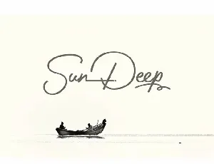 Sun Deep Handwritten font