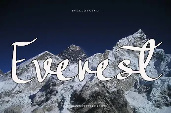 Everest font