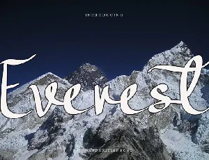 Everest font