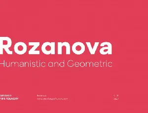 Rozanova Family font