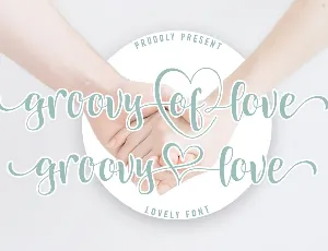 Groovy of love font