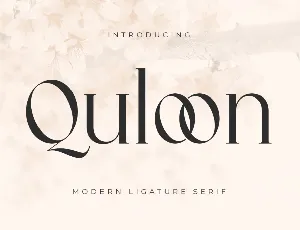 Quloon font