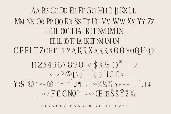 Megunso font